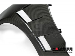 Ford Mustang Front Fenders - Anderson Composites - Carbon Fiber Set
